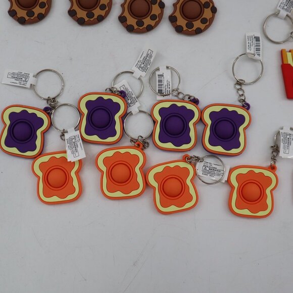 Oriental Trading Co. Mini Food Popits Keychain 32 Pcs Quirky Party Collectibles - Picture 5 of 8